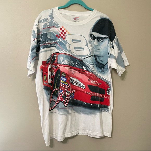 Dale Earnhardt Jr. All Over Print Front and Back Graphic Tee Size Medium - Picture 1 of 11